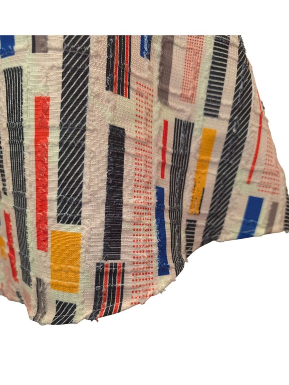 Anthropologie HUTCH Willem A-Line Retro-Inspired Geometric Patchwork Skirt Sz 2 - Picture 4 of 9